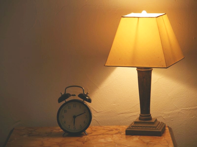 alarm clock and luminous lamp